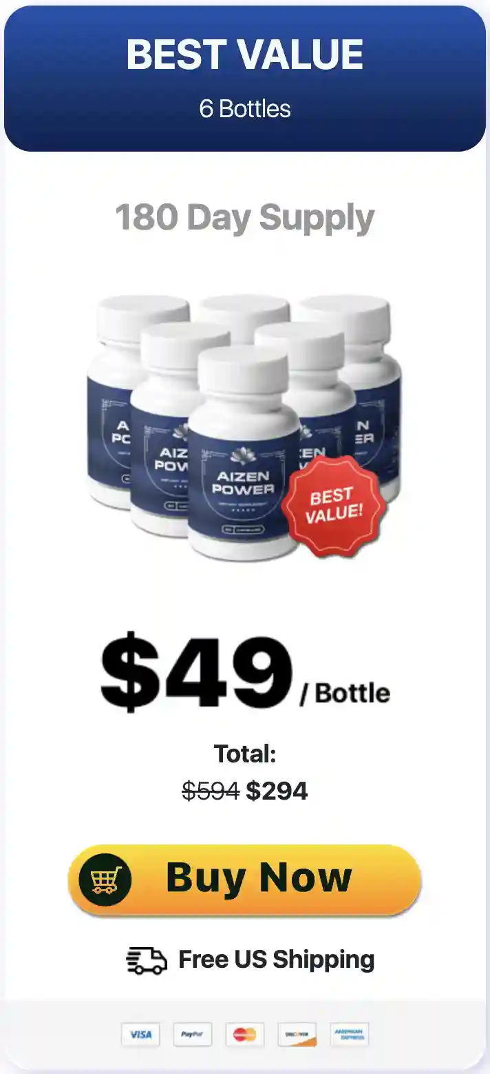 Buy Aizen Power six bottle package